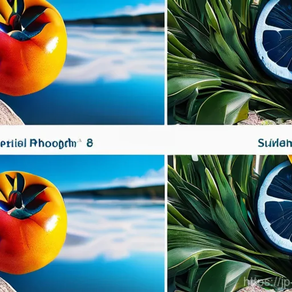 농업기술과 지속 가능성 실현 사례 - Here are three detailed image prompts in English, adhering to all the specified guidelines: